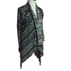 Almost Famous Tribal beachy fringed cardigan